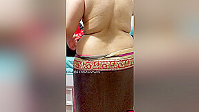 Indian Wife Saree Strip And Bra Change - Desi Teasing - Tamil Actress