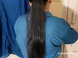 Indian Wife Strip Naked For Sex With Husband In Bedroom