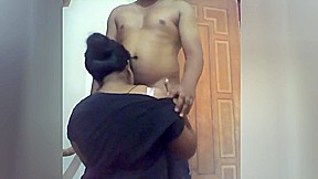 Indian couple playing each other and enjoying sex