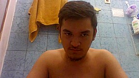 Indonesian stroke himself Skype Homemade