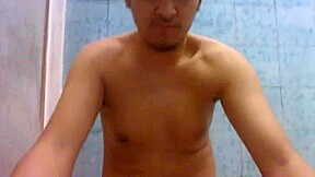 Indonesian stroke himself Skype Homemade
