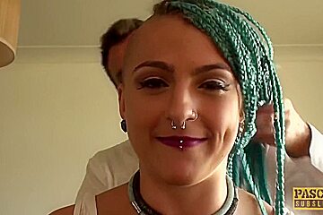 Inked subslut Orion Starr tormented before intense hammering