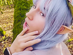 Insatiable Allowed A Traveler To Fuck Her Magic Pussy In All Positions With Forest Nymph