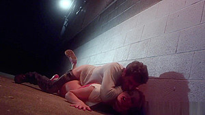 James Deen Punishes Dahlia Sky in Back Alley Anal Fuck