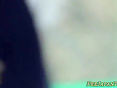 Japanese 18-year-olds Peeing Outdoors