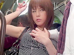 Japanese Fingered By Stranger On Train And Fucked At Home By With Manko 88