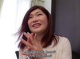 Japanese office lady fulfills bucket list by having sex with a JAV actor