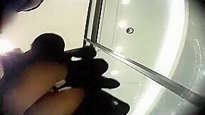 Japanese sales lady upskirt