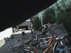 Japanese sharking of a pale skinny girl with nice titties porno