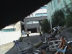 Japanese sharking of a pale skinny girl with nice titties porno