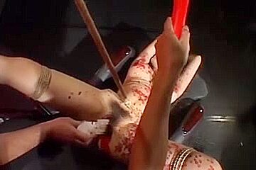 Japanese torture with ropes and hardcore fuck