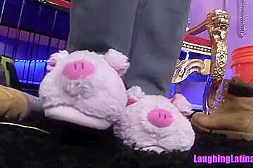 Jasmine Mendez Tiny Step son Sock and Slipper Smother