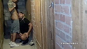 Jess Fucked Raw By Straight Ebony Dude In Basement - CrunchFrenchBareback