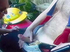 Josh Erickson Doesn't Mind Fucking A Cop's Nightstick
