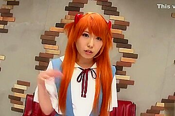 Juicy breasty Japanese Chika Arimura is fingering her tight cunt