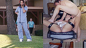 KELLY MADISON - Sexy Nurse Vanessa Sky Bound and Ass Fucked