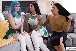Kasey Kei And Khloe Kay In Busty Ts And Asian Gf Fuck A Cheerleader