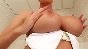 Keira Moon teasing in the shower