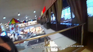 Kisankanna1 - Orgasm In A Restaurant