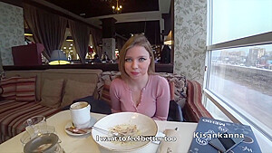 Kisankanna1 - Orgasm In A Restaurant
