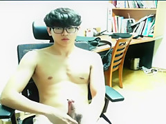 Korean boy jerking