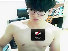 Korean boy jerking