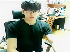 Korean boy jerking