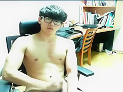 Korean boy jerking