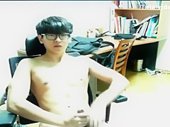Korean boy jerking