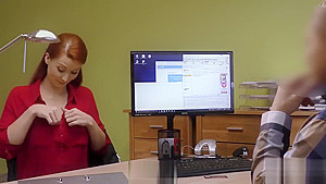 LOAN4K Agent screws busty redhead because she really needs money