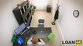 LOAN4K  Woman gives pussy to the lender and waits for some money back