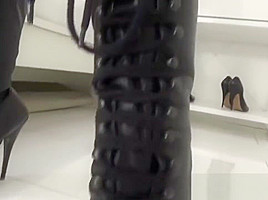 LadySonia MILF in KneeHighBoots-Cleavage_In_Jodhpurs