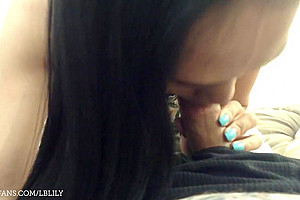Ladyboy Lily Sucking My Cock Until I Cum In Her Mouth