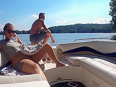 Last Few Weeks Of Summer So We Had To Get In Some Hot Sex On The Lake 10 Min