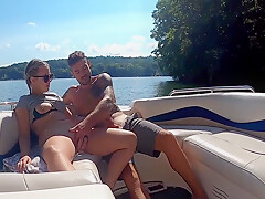 Last Few Weeks Of Summer So We Had To Get In Some Hot Sex On The Lake 10 Min