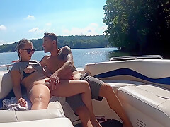 Last Few Weeks Of Summer So We Had To Get In Some Hot Sex On The Lake 10 Min