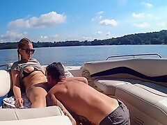 Last Few Weeks Of Summer So We Had To Get In Some Hot Sex On The Lake 10 Min