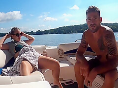 Last Few Weeks Of Summer So We Had To Get In Some Hot Sex On The Lake 10 Min