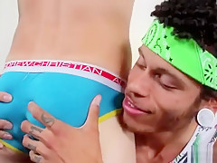 Latin gay interracial and cumshot
