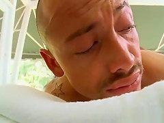Latin hunk gets rimmed and fucked