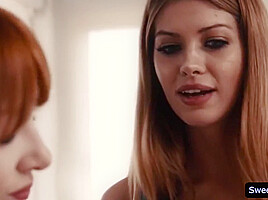 Leah Winters And Lacy Lennon In Hot teens 18+ And Rubbing Pussies