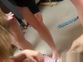 Lesbian Action Turns Into A Hot Threesome