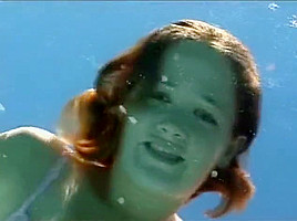 Lesbians in pool