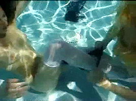 Lesbians in pool