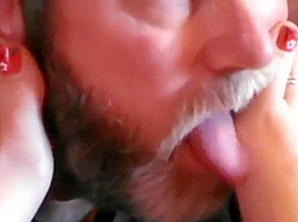 Licking my wife's toes