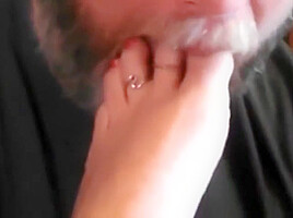 Licking my wife's toes