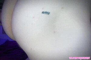 Lil Fem Playing Solo With A Tail Buttplug Lube And Pink Dildo