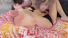 Lily Jordan Massages Cock With Her Perfect Feet