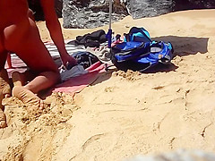 Lisa And Sparrow Fuck At The Public Nudist Beach
