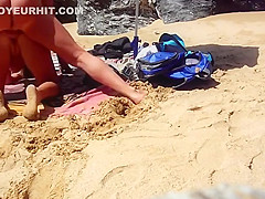 Lisa And Sparrow Fuck At The Public Nudist Beach